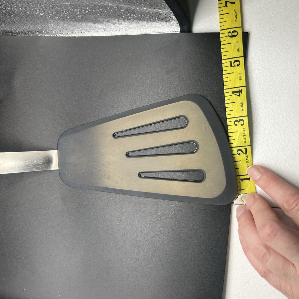 DI ORO Living Chef Series Heat Resistant 600F Flexible Silicone Omelet Spatula - Picture 6 of 8